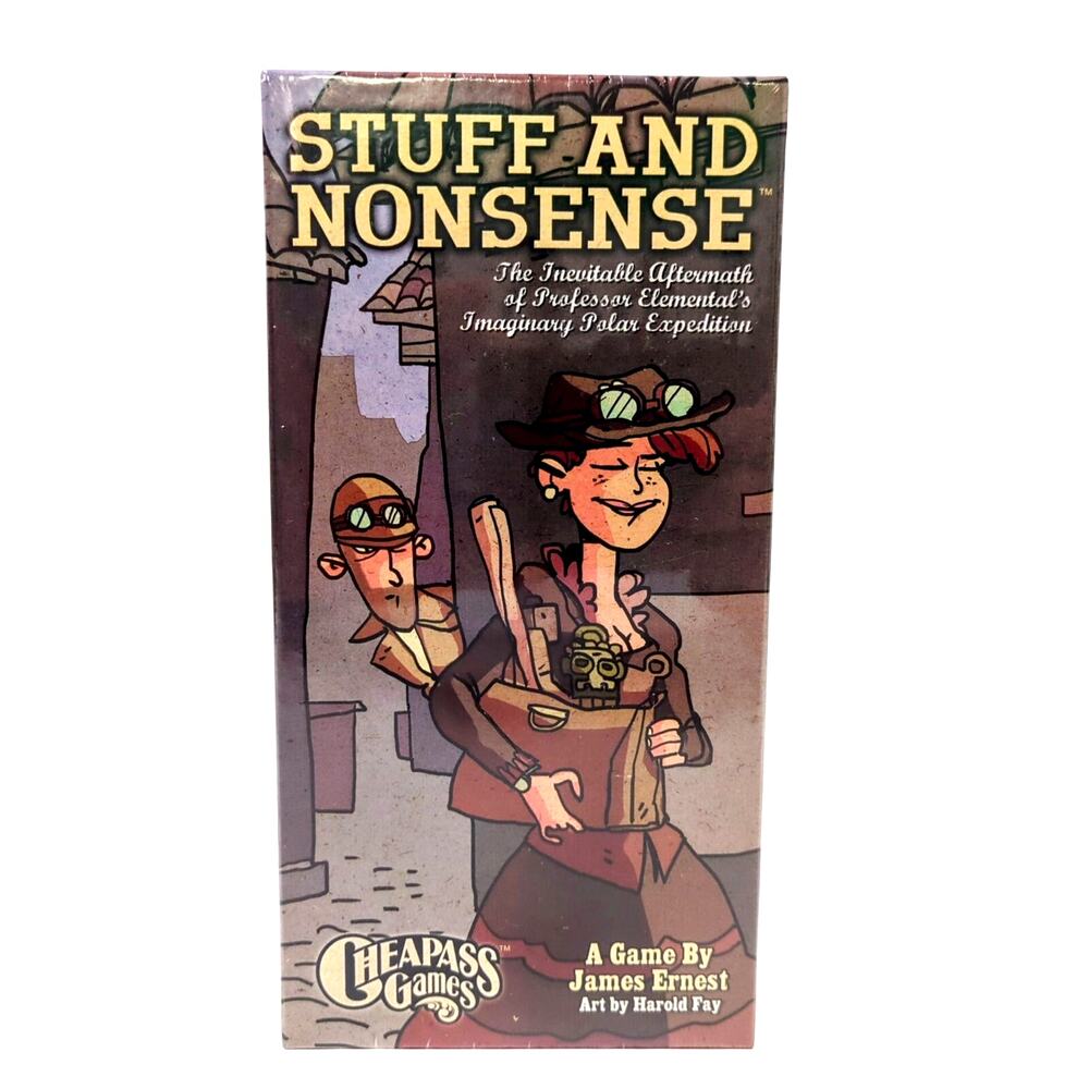 Stuff and Nonsense Card Game 2015 Cheapass Games Professor Elemental NEW Sealed
